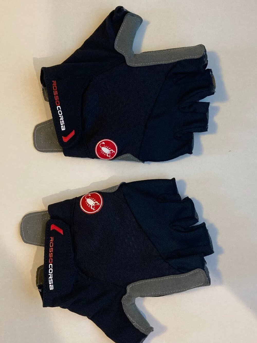 Castelli Rosso Corsa cycling gloves NEVER USED